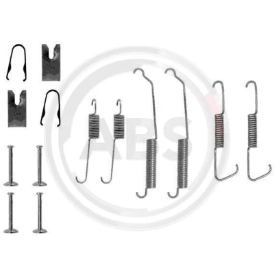 Imagen de A.B.S. 0773Q Juego de accesorios, zapatas freno MERCEDES BENZ: Clase A, W124 Berlina