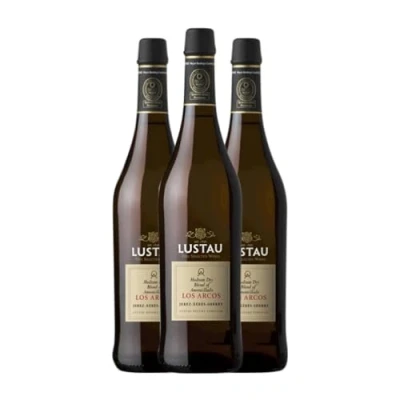 Imagen de Lustau Los Arcos Medium Dry Blend Amontillado Palomino Fino Jerez Xérès Sherry 75 cl Vino generoso (Caja de 3 Botellas cl)