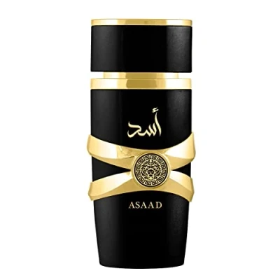 Imagen de Eau de Parfum ASAAD 100 ml notas piña tabaco, ámbar vainilla y pachulí, fragancia oriental perfecta para mujeres hombres
