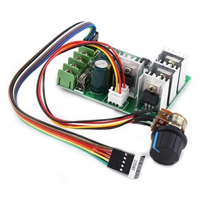 Imagen de Motor de Velocidad Variable DC 6V 60V 30A, Controlador Velocidad, Control con Pantalla Digital, Corriente Continua
