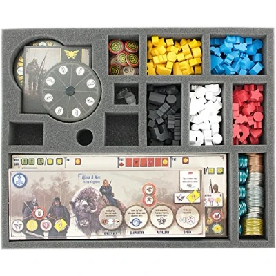 Imagen de Feldherr AVFL040BO Bandeja de Espuma 40 mm es Compatible con Caja Juegos Mesa Scythe 13 Compartimentos