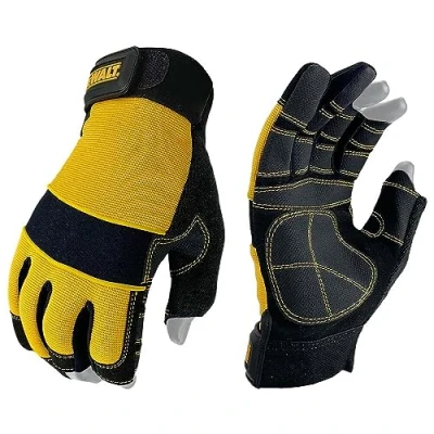 Imagen de Dewalt DPG24L EU Guantes De Protección, Gris/Negro, L