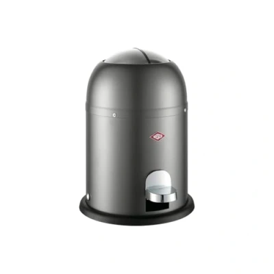 Imagen de WESCO Mini Master Cubo para cosméticos en color grafito mate, chapa de acero pulverizada, 6 litros volumen, inserto plástico, pie