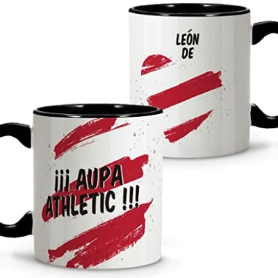 Imagen de LolaPix Taza Athletic. Tazas Originales para Regalar. Desayuno fútbol. de cerámica 330ml. Varios diseños.