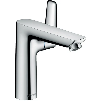Imagen de hansgrohe Grifo Talis E (grifo de ahorro agua con caño altura 150 mm y desagüe tirador), color negro mate