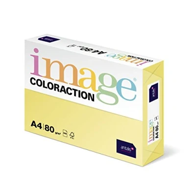 Imagen de Antalis 838A 080S 4 Papel para fotocopiadora (DIN A4, 80 g/m2), color amarillo