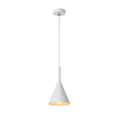 Imagen de Lucide GIPSY Lámpara colgante Ø 16,5 cm 1xE27 Blanco