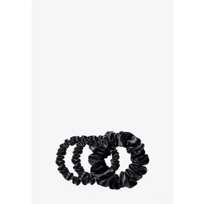 Imagen de Slip Pure Silk Back to Basics coleteros surtidos de seda morera 22 momme para mujer, juego elásticos lujo y agradables al cabello (4 coleteros)