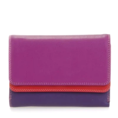 Imagen de mywalit billetereo Monedero de Piel para Mujer Double Flap Purse/Wallet 250 75 Sangria Multi