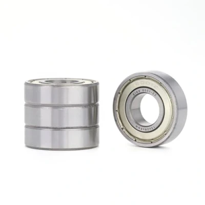 Imagen de XiKe 4 piezas 6001ZZ Rodamiento de bolas sellado 12x28x8mm Acero al cromo y doble cierre metálico Pre lubricados, 6001Z Rodamientos rígidos a con juntas