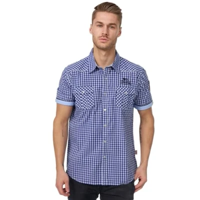 Imagen de Lonsdale Berny Camisa, Hombre, Talla: XL, Navy/ice
