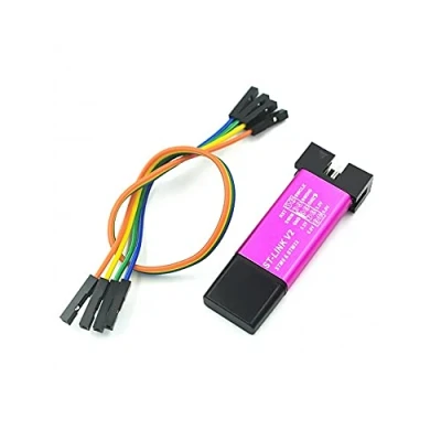 Imagen de ElectroWorldFR St Link V2 STM8 / STM32 Simulador Programador descargador depurador