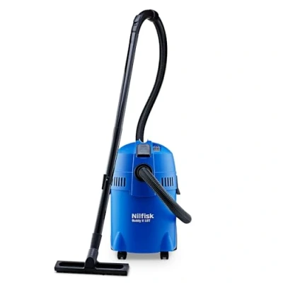 Imagen de Nilfisk Buddy II 18L T Aspirador de Agua y Polvo Aspiradora Bricolaje para Sólidos Liquidos, Seco Húmedo, Exterior e Interior (1200 W)