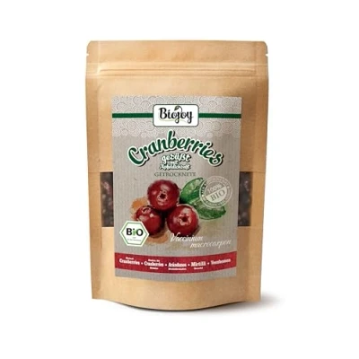 Imagen de Biojoy Arándanos rojos secos Ecológicos (250 g), endulzado con jugo de manzana