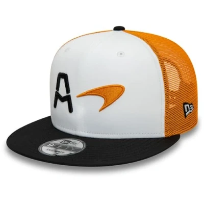 Imagen de New Era Gorra de malla 9Fifty Snapback IndyCar McLaren Racing, Blanco, M/L