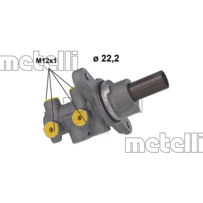 Imagen de METELLI 05 1214 Cilindro Maestro de Freno 22,20 Aluminio RENAULT: Kangoo II Be Bop, / Grand