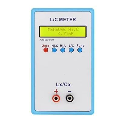 Imagen de Louttary LC 200A medidor de inductancia y condensador digital LCD capacitancia, 1PF 100MF 1UH 100H