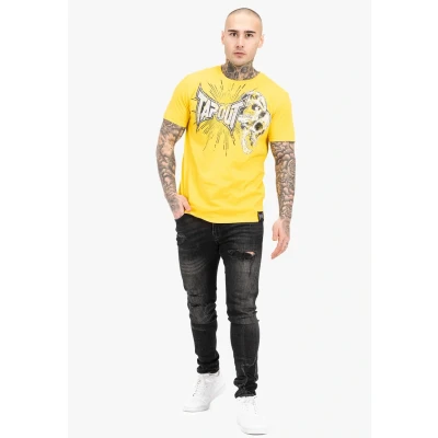 Imagen de Tapout Normale Passform Blade Camiseta estampada, Hombre, Talla: 3XL, Yellow black