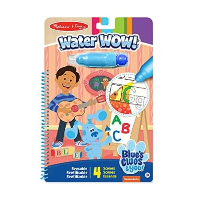 Imagen de Melissa &amp; Doug Blues Clues You! Water Wow! Bloc de Actividades Viaje Revela con Agua del Alfabeto