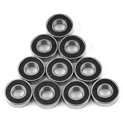 Imagen de rodamientos de bolas 10PCS, rígidos acero 6001 2RS 12x28x8 mm Durables sellados caucho usos múltiples