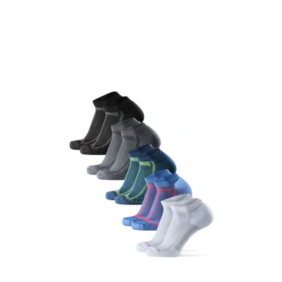 Imagen de Danish Endurance LONG Distance Running Lowcut 5 PACK Calcetines tobilleros, Talla: 43 47, Multicolored