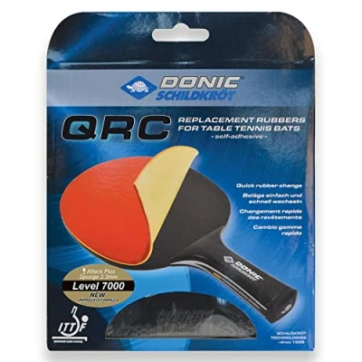 Imagen de Donic Schildkröt, Almohadilla de Repuesto QRC Nível 7000 para Raquetas Tenis Mesa, Esponja 2,3 mm Liga, Aprobada por ITTF, 752579
