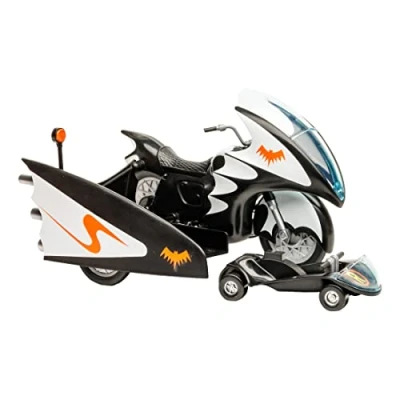 Imagen de McFarlane DC Retro Vehículo Batcycle with Side Car