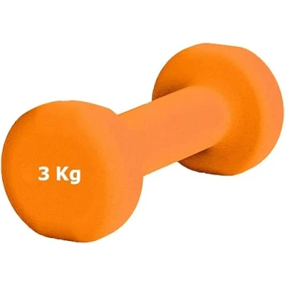 Imagen de G5 HT SPORT Mancuernas de neopreno para gimnasio y en casa, antideslizantes, 0,5 a 6 kg, par o individual (1 x 3 kg)