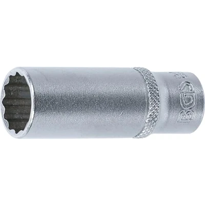 Imagen de BGS 10713 Llave de vaso 12 caras, larga entrada 6,3 mm (1/4&quot;) 13