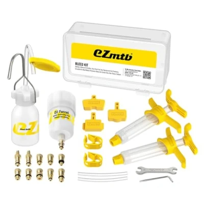 Imagen de Herramientas de Aceite Mineral CYCEARTH Bicicletas Disco hidráulico Frenos Dot Kit Purga para Shimano, SRAM, AVID, TEKTRO, MAGURA, Tekro, Reparación MTB Bici del Camino (Upgraded)
