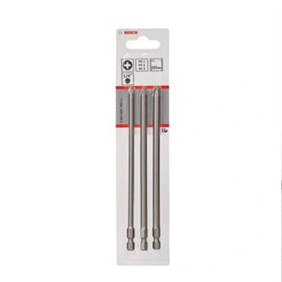 Imagen de Bosch 2 607 001 762 Juego de 3 pzas. puntas atornillar extraduras PZ1; PZ2; PZ3; 152 mm (pack 3)