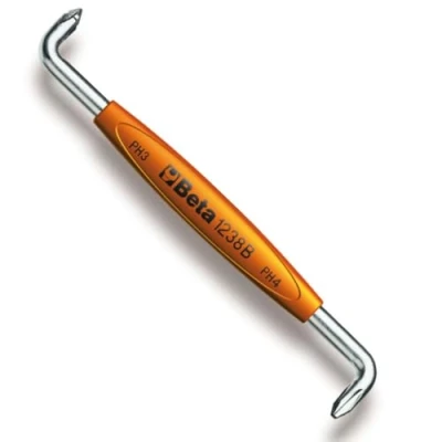 Imagen de Beta 1238B 3 4 Destornilladores acodados para tornillos con huella de cruz Phillips