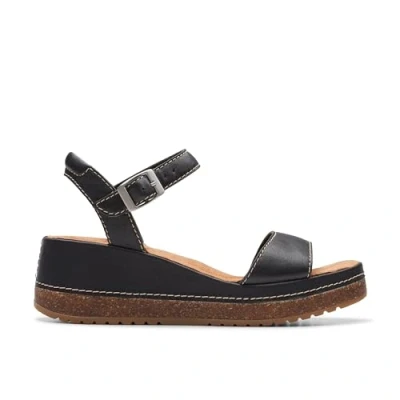 Imagen de Clarks Kassanda Lily, Sandalia Mujer, Piel Negra, 38.5 EU