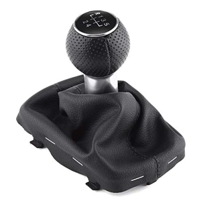 Imagen de Unibell 5 coche de la velocidad del cambio engranaje Perilla Gearstick Polaina kit arranque for Audi A3 2000 2003
