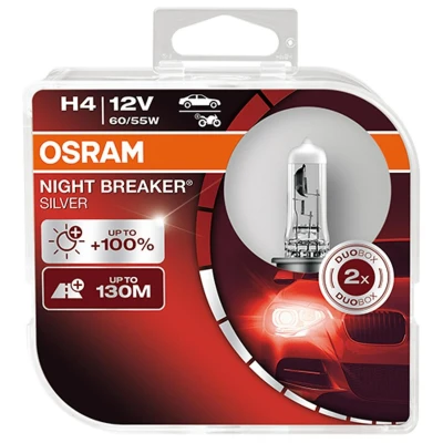 Imagen de OSRAM 64193NBS HCB Lámpara, faro de carretera H4 12V 60/55W Halógena CITROËN: Jumpy I MPV, NISSAN: TERRANO 2, SEAT: Ibiza 3