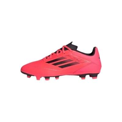 Imagen de adidas Performance F50 CLUB Flexible Ground Botas de fútbol con tacos, Hombre, Talla: 42 2/3, Turbo/aurora black/platin metallic Zapatos