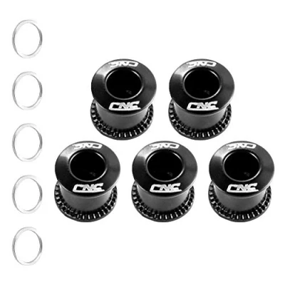 Imagen de EASTERN POWER 5 Set Tornillos Plato Bicicleta, Platos MTB,Tornillos Bici para Doble Shimano/Sram, Negro