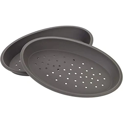Imagen de Lurch 85056 FlexiForm Pizza Form Conjunto de 2, marrón