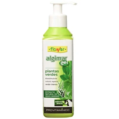 Imagen de Flower Gel Concentrado Algimar para Plantas Verdes Extracto Natural de Algas Marinas Bioestimulante Vegetal Efecto Enraizante Intenso, 200 ml, Abono en