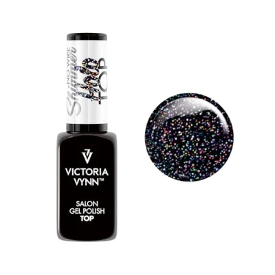 Imagen de Victoria Vynn Esmalte en Gel Top SHIMMER Sin Residuo UV LED (Top Holo, 8ml)