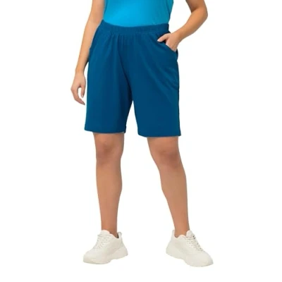 Imagen de Ulla Popken Stretch Bermuda Shorts, Mujer, Talla: 60/62, Classic medium blue