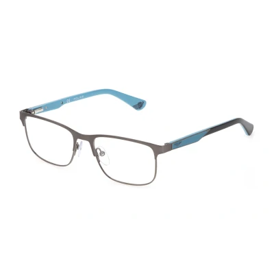 Imagen de POLICE VK571 Gafas, Total Shiny Ruthenium W/Matt/Sandblasted, 50 Niño