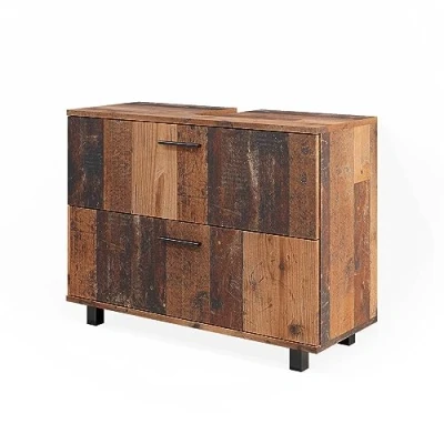 Imagen de Vicco Mueble bajo Lavabo Ilias, Roble rústico, 80.2 x 60.8 cm con 2 cajones