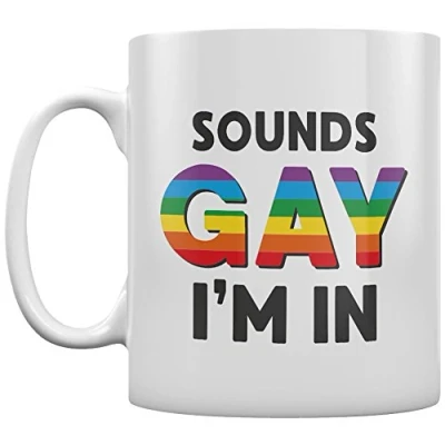 Imagen de Grindstore Taza Sounds Gay, I`m In Mug (Tamaño Único) (Blanco)