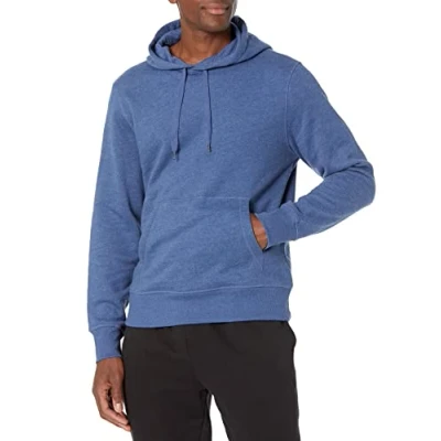Imagen de Amazon Essentials Sudadera de Forro Polar con Capucha (Disponible en Tallas Grandes) Hombre, Azul Mezcla, M
