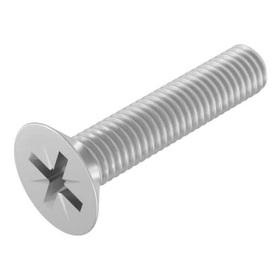 Imagen de SECCARO Tornillo avellanado M4 x 20 mm, acero inoxidable V2A VA A2, DIN 965, Phillips / PZ, rosca completa, unidades