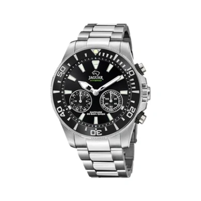 Imagen de JAGUAR Reloj Modelo J888/2 de la colección Connected, Caja 45,7 mm Negro con Correa Acero para Caballero