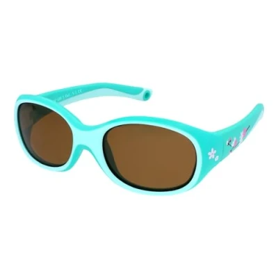 Imagen de ActiveSol Gafas de sol para niños 100% protección UV 400 polarizadas indestructibles goma flexible 2 6 años 22 gramos solar (Cherry Blossom)