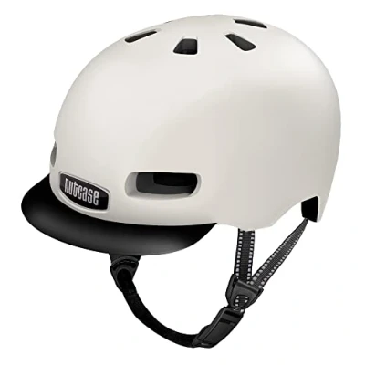 Imagen de Nutcase 10003219 Accesorios para Bicicleta, Unisex Adulto, Blanco, Medium