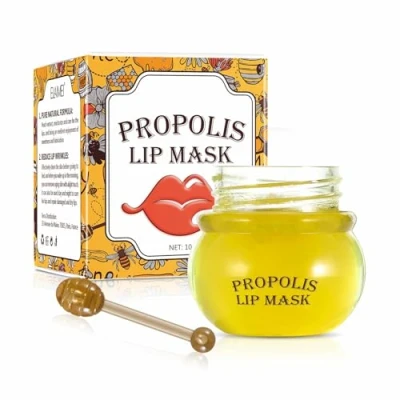 Imagen de Mascarilla Labios, Lip Mask, Sleeping Almohadillas Labiales Hidratantes, Labial Para el Cuidado de Los Adecuado Labios Secos y Agrietados (Miel)